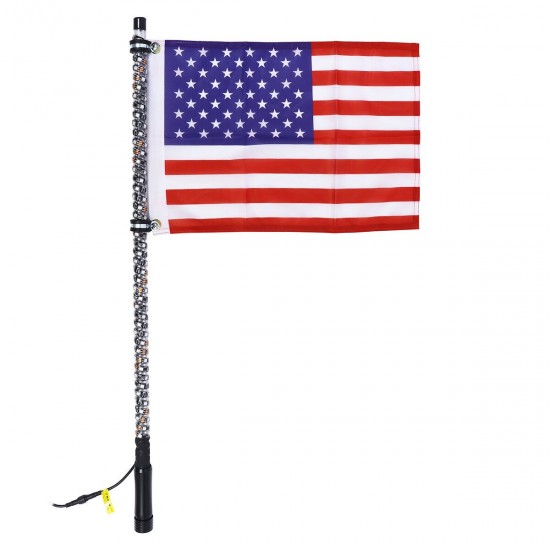 1PC/2PCS 3FT 4FT 5FT 6FT 5050 RGB LED Whip Light Flagpole Lamp for Jeep ATV UTV DC12V 1PC/2PCS 3FT 4FT 5FT 6FT 5050 RGB LED Whip Light Flagpole Lamp for Jeep ATV UTV DC12V