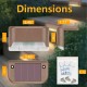 1PC/4PCS/6PCS Solar Powered LED Deck Light Warm White Outdoor Path Garden Stairs Step Fence Wall Lamp 1PC/4PCS/6PCS Solar Powered LED Deck Light Warm White Outdoor Path Garden Stairs Step Fence Wall Lamp