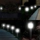 1Pcs/4Pcs Solar Power Torch Light Flickering Flame Outdoor Garden Yard Lamp