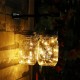 20 LED Solar Mason Jar Lid Lights String Fairy Star Firefly Jar Lids Lights