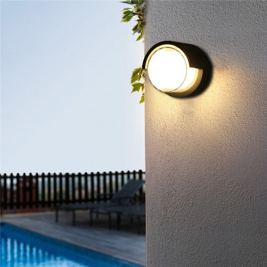 20W LED Wall Lamp Outdoor Aluminum Sconce Ceiling Lamp Balcony Garden Courtyard
