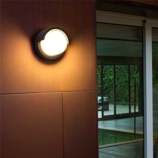 20W Modern LED Wall Lamp Waterproof Outdoor Sconce Light Fixture Ceiling Lamp Balcony Garden Courtyard