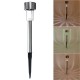 24PCS LED Solar Lawn Path Light Stainless Steel Waterproof Garden Landscape Lamp for Home Street Decor 24PCS LED Solar Lawn Path Light Stainless Steel Waterproof Garden Landscape Lamp for Home Street Decor