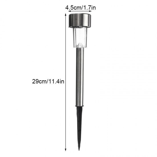24PCS LED Solar Lawn Path Light Stainless Steel Waterproof Garden Landscape Lamp for Home Street Decor 24PCS LED Solar Lawn Path Light Stainless Steel Waterproof Garden Landscape Lamp for Home Street Decor