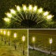 24PCS LED Solar Lawn Path Light Stainless Steel Waterproof Garden Landscape Lamp for Home Street Decor