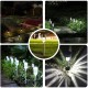 24PCS LED Solar Lawn Path Light Stainless Steel Waterproof Garden Landscape Lamp for Home Street Decor