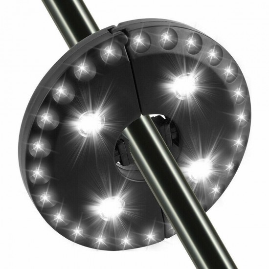 28 LED Parasol Patio Umbrella Light 3 Brightness Mode Outdoor Camping Tent Light 28 LED Parasol Patio Umbrella Light 3 Brightness Mode Outdoor Camping Tent Light