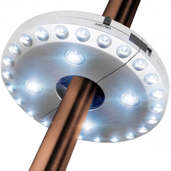 28 LED Parasol Patio Umbrella Light 3 Brightness Mode Outdoor Camping Tent Light 28 LED Parasol Patio Umbrella Light 3 Brightness Mode Outdoor Camping Tent Light