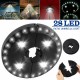 28 LED Parasol Patio Umbrella Light 3 Brightness Mode Outdoor Camping Tent Light