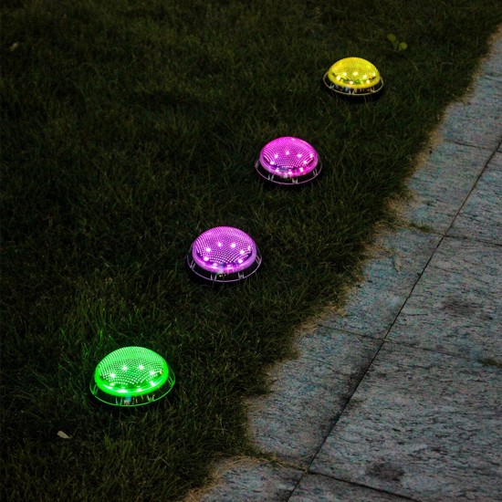 2PCS Auto Sensing LED Solar Ball Light Garden Outdoor Patio Lawn Path Lamp For Home Decor