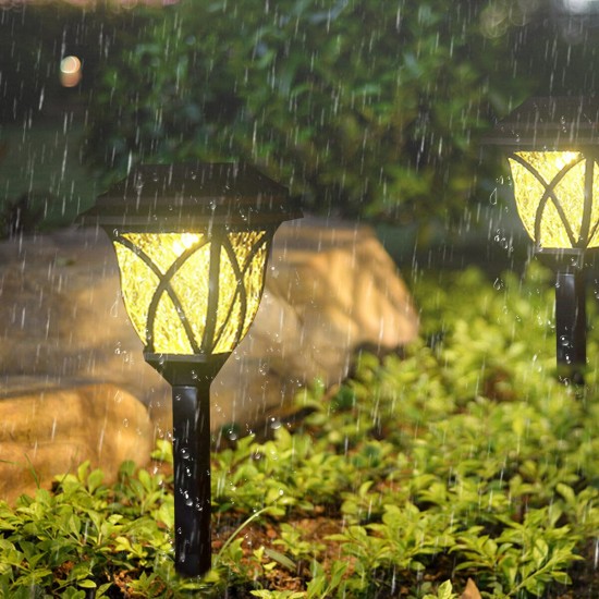 2PCS Auto Sensing LED Solar Lamp Garden Lamps For Outdoor Patio Lawn 2PCS Auto Sensing LED Solar Lamp Garden Lamps For Outdoor Patio Lawn