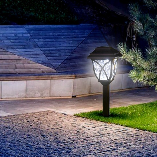 2PCS Auto Sensing LED Solar Lamp Garden Lamps For Outdoor Patio Lawn