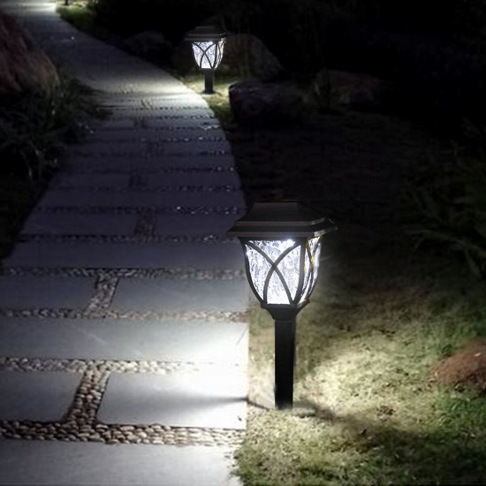 2PCS Auto Sensing LED Solar Lamp Garden Lamps For Outdoor Patio Lawn