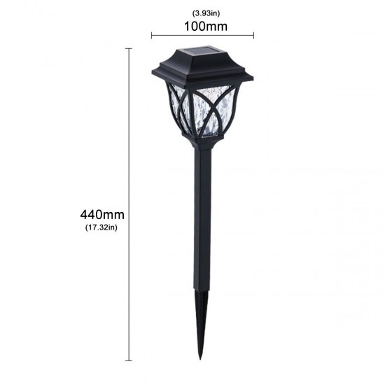 2PCS Auto Sensing LED Solar Lamp Garden Lamps For Outdoor Patio Lawn