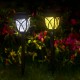 2PCS Auto Sensing LED Solar Lamp Garden Lamps For Outdoor Patio Lawn