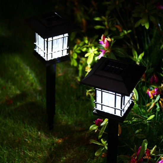 2PCS Auto Sensing LED Solar Lamp Garden Lamps For Outdoor Patio Lawn