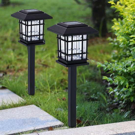 2PCS Auto Sensing LED Solar Lamp Garden Lamps For Outdoor Patio Lawn