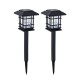 2PCS Auto Sensing LED Solar Lamp Garden Lamps For Outdoor Patio Lawn