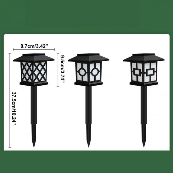 2PCS LED Solar Lawn Light Waterproof Outdoor Landscape Lamp for Garden Yard 2PCS LED Solar Lawn Light Waterproof Outdoor Landscape Lamp for Garden Yard