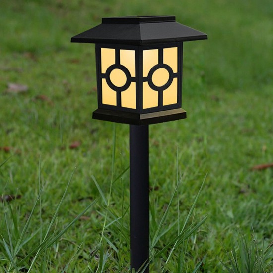 2PCS LED Solar Lawn Light Waterproof Outdoor Landscape Lamp for Garden Yard