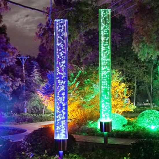 2PCS Solar Powered Acrylic Bubble Light LED RGB Lawn Garden Landscape Lamp Decor Lawn Light Path Light 2PCS Solar Powered Acrylic Bubble Light LED RGB Lawn Garden Landscape Lamp Decor Lawn Light Path Light