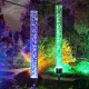 2PCS Solar Powered Acrylic Bubble Light LED RGB Lawn Garden Landscape Lamp Decor Lawn Light Path Light