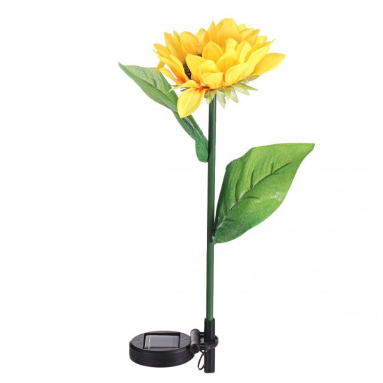 2Pcs Solar Powered Garden Light Waterproof Yard Path LED Lamp Shaped