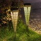 2Pcs Solar Powered LED Garden Hollowed Light Floor Decking Patio Decor Yard Lamp 2Pcs Solar Powered LED Garden Hollowed Light Floor Decking Patio Decor Yard Lamp