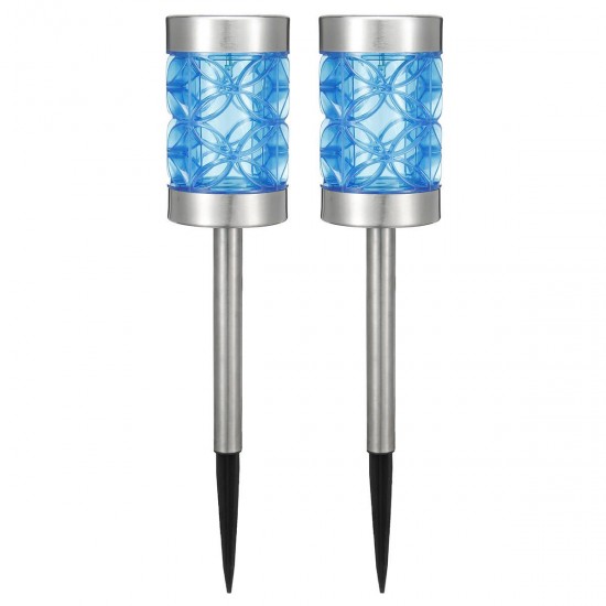 2pcs Solar Power Outdoor Path Light Spot Lamp Yard Garden Lawn Landscape Lamps 2pcs Solar Power Outdoor Path Light Spot Lamp Yard Garden Lawn Landscape Lamps