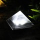 3LED Solar Lawn Light Outdoor Waterproof Buried Underground Pyramid Solar Pathway LightsGarden Garden Landscape Decorative Light