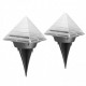 3LED Solar Lawn Light Outdoor Waterproof Buried Underground Pyramid Solar Pathway LightsGarden Garden Landscape Decorative Light 3LED Solar Lawn Light Outdoor Waterproof Buried Underground Pyramid Solar Pathway LightsGarden Garden Landscape Decorative Light