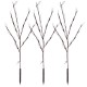 3PCS LED Solar Powered Lawn Light Tree Branches Ground Lamp Outdoor Garden Yard Lighting Decoration