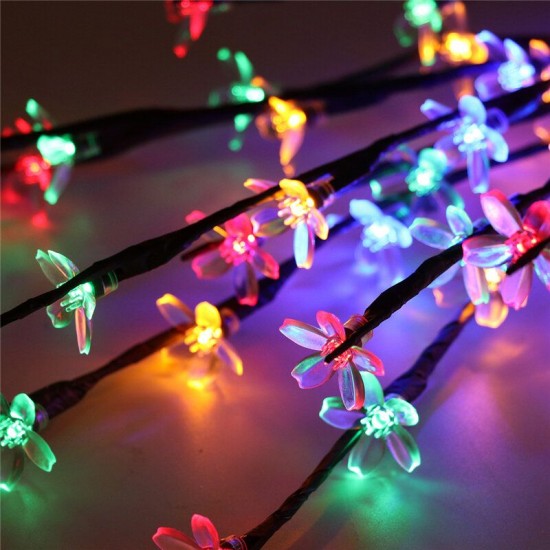 3pcs 8 Modes Solar Garden Decor Light Outdoor Cherry Blossom Landscape Pathway Light 3pcs 8 Modes Solar Garden Decor Light Outdoor Cherry Blossom Landscape Pathway Light