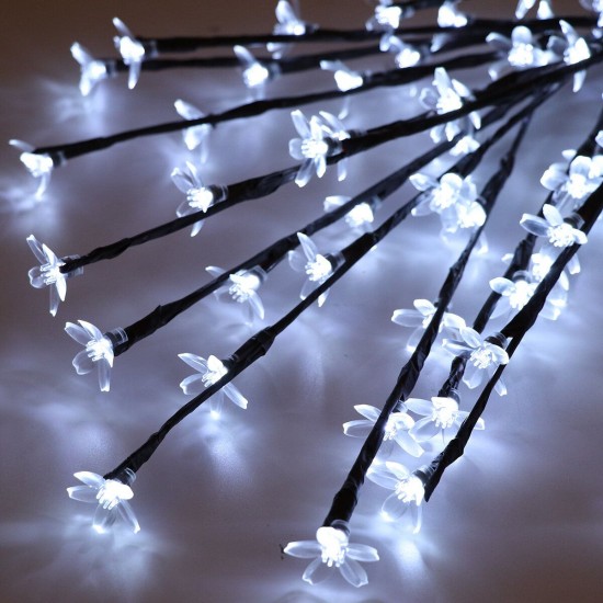 3pcs 8 Modes Solar Garden Decor Light Outdoor Cherry Blossom Landscape Pathway Light 3pcs 8 Modes Solar Garden Decor Light Outdoor Cherry Blossom Landscape Pathway Light