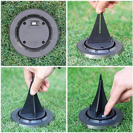 4/8/12/16 LEDs Solar Lawn Light IP65 Outdoor Path Courtyard Recessed Lawn Lamp 4/8/12/16 LEDs Solar Lawn Light IP65 Outdoor Path Courtyard Recessed Lawn Lamp