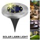 4/8/12/16 LEDs Solar Lawn Light IP65 Outdoor Path Courtyard Recessed Lawn Lamp