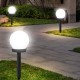 4PCS LED Solar Ball Lamp Garden Outdoor Patio Lawn Yard Light with Ground Spike