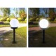 4PCS LED Solar Ball Lamp Garden Outdoor Patio Lawn Yard Light with Ground Spike