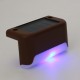 4PCS LED Solar Path Stair Lamp Outdoor Waterproof Wall Lawn Light for Garden Home 4PCS LED Solar Path Stair Lamp Outdoor Waterproof Wall Lawn Light for Garden Home