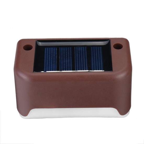 4PCS LED Solar Path Stair Lamp Outdoor Waterproof Wall Lawn Light for Garden Home 4PCS LED Solar Path Stair Lamp Outdoor Waterproof Wall Lawn Light for Garden Home