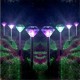 4PCS Solar Powered Diamond LED Lawn Light Waterproof Garden Outdoor Patio Landscape Path Lamp
