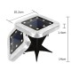 4PCS Solar Powered LED Lawn Light Square Buried Inground Recessed Lamp for Garden Outdoor Deck Path 4PCS Solar Powered LED Lawn Light Square Buried Inground Recessed Lamp for Garden Outdoor Deck Path