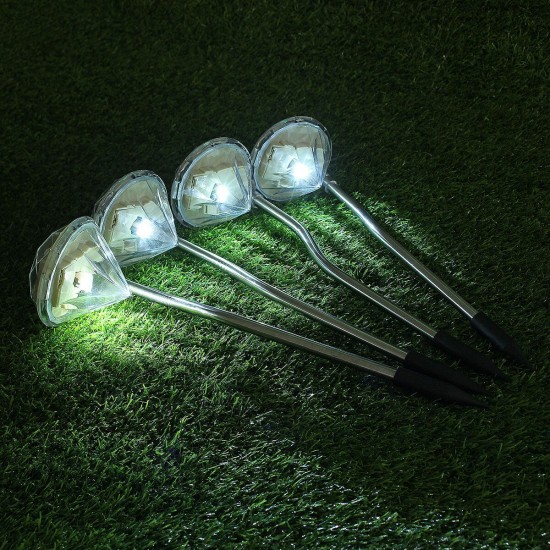 4Packs Solar Garden Lights Outdoor LED Solar Powered Pathway Lights Stainless Steel Landscape Lighting for Lawn Patio Yard Walkway Driveway 4Packs Solar Garden Lights Outdoor LED Solar Powered Pathway Lights Stainless Steel Landscape Lighting for Lawn Patio Yard Walkway Driveway