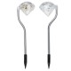 4Packs Solar Garden Lights Outdoor LED Solar Powered Pathway Lights Stainless Steel Landscape Lighting for Lawn Patio Yard Walkway Driveway 4Packs Solar Garden Lights Outdoor LED Solar Powered Pathway Lights Stainless Steel Landscape Lighting for Lawn Patio Yard Walkway Driveway