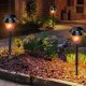 4pcs Solar Power LED Lawn Light Flickering Flame Outdoor Garden Yard Landscape Lamp