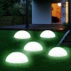5 LED Lawn Lights Hemisphere Solar Powered Outdoor Lighting Garden Decoration