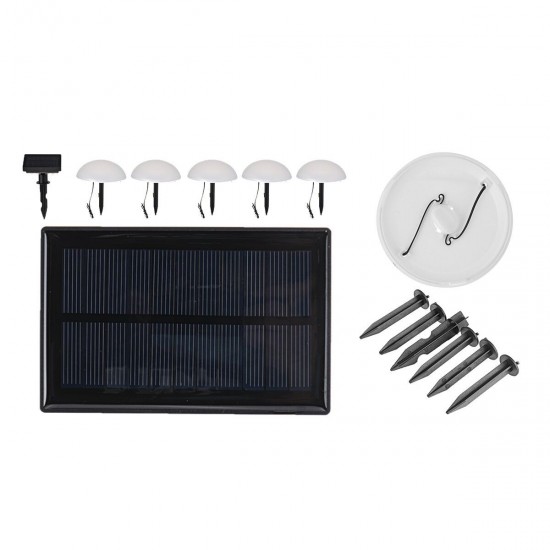 5 LED Lawn Lights Hemisphere Solar Powered Outdoor Lighting Garden Decoration 5 LED Lawn Lights Hemisphere Solar Powered Outdoor Lighting Garden Decoration