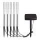 5 in 1 Solar LED Acrylic Bubble Lawn Lamp Set Waterproof Garden Lawn Landscape White Light Decor 5 in 1 Solar LED Acrylic Bubble Lawn Lamp Set Waterproof Garden Lawn Landscape White Light Decor