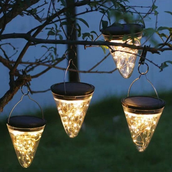 50LED Solar Powered Hanging Light Lamp Bulbs Garden Lights Outdoor Patio Decor 50LED Solar Powered Hanging Light Lamp Bulbs Garden Lights Outdoor Patio Decor
