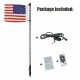 5ft Light Antenna LED Whip Light Flagpole w/Flag Remote For UTV RZR ATV Polaris